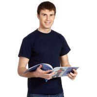 Футболка /синяя 4025/5XL/60 120/182-188