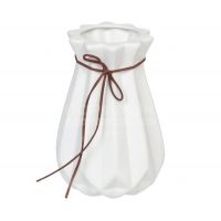 Ваза керамика, настольная, 18 см, Оригами, Y6-2649-2, белая 328985