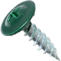 Саморезы с прессшайбой 4,2*25 острые (темно-зелен.) RAL6005 511943