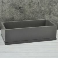 Горшок кактусник графит 31*15   9см  Nk50/12  657865