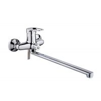 Смеситель для ванны RMS SL55-006E одноручковый длинный излив цинк хром