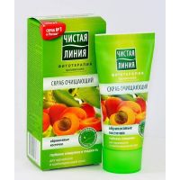 Скраб очищ. арбикос.косточка Чистая линия 50мл 51174/1101188