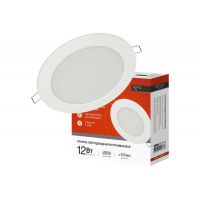 Панель светодиодная встраиваемая круглая RLP-VC 1240WH 12Вт 230В 4000К 960Лм 145мм белая IP40 3366