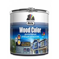 Кроющий антисептик Dufa Wood color белый 0,9л