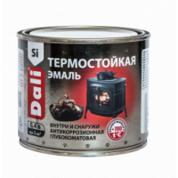 Эмаль DALI термостойкая 0,4л серебро