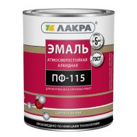 Эмаль ПФ-115 Лакра Синтез красная 1,0 кг