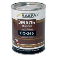 Эмаль ПФ-266 Красно-корич. 1кг Лакра Синтез