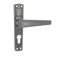 Ручка дверная РФ1-55.01 Зенит серебро ф398