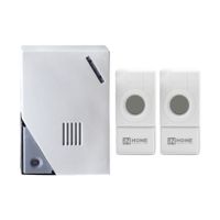 Звонок беспроводной ЗБН-5  IP44 с двумя кнопками IN HOME 3336