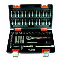 Набор инструментов 57 предм. ВИХРЬ 1/4", CrV  73/6/7/2