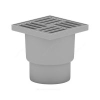 Трап нерег гор/вып гидро/затв Дн110 нерж/реш 150*150мм АНИ пласт TА1212 004-0217