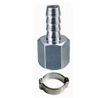 FUBAG Переходник FUBAG 1/4"F на елочку 6мм с обжимным кольцом 6х11мм 180250
