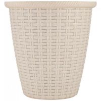 Горшок для цветов InGreen Republic D233 7л с дренажной вставкой лен ING631410001