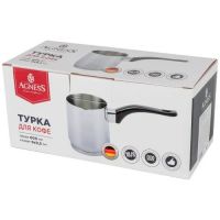 Турка 600мл Agness с индукционным дном нерж.  914-051