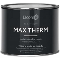 Эмаль Elcon термостойкая до 1200°С 0,4кг черная  11607328