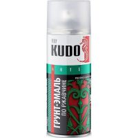 Грунт-эмаль по ржавчине KUDO KU-319005 RAL-9005 520мл аэрозоль черная  50093