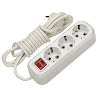 Удлинитель 3гн.*5м с/з+ выкл. МАКЕЛ MGP214 07632
