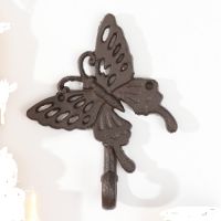 Крючок декоративный металл "Бабочка" 16,5х13х4 см   3742761