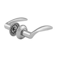 Ручка дверная AL 94А AL Нора-м хром 15427