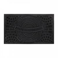 Коврик резиновый 45*75см ПРИВЕТСТВИЕ (черный) Vortex 20087/ 215903
