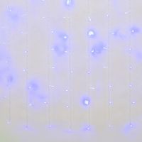 Занавес светодиодный с эффектом мерцания, 3х2м. синий Соединяемый. 240 св. IP44 7215