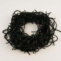 Гирлянда светодиодная, 100м. 1000 светодиодов. Разноцветный свет. Провод зеленый.  9932