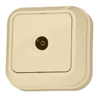 МАКЕЛ Розетка ТВ крем о/п