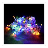 Эл.Гирлянда VEGAS "Занавес" LED 96ламп. разноцветн. 6нитей  55093