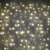 Эл.гирлянда 100LED Световой дождь 2,5*0,5+3м белая IP44 CUR100LED W Космос  45984