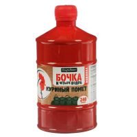 Бочка и 4 ведра Куриный помет 600мл Огородник