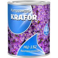 Эмаль НЦ-132 KRAFOR 0,7кг голубая  26487