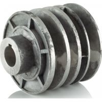 Шкив 3-х ручейный под двигатель (Dвнутр.=19мм)