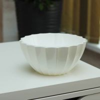 Кашпо РАКУШКА 2,4л d22 h10,5см белый 61929