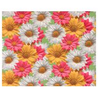 Обои бумажные Рамонки мойка зел 6313-72