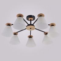 01625-0.3-07 BK+WOOD светильник потолочный