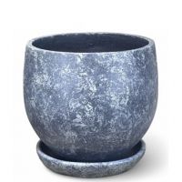 Горшок ШАР h36*d36см черный U2105