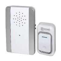 Звонок беспроводной ЗБ-9 150м  IP44 с кнопкой IN HOME 3374