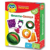 Игра УМНИЧКИ Фрукты-овощи 1306-06