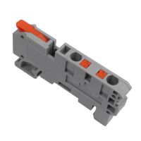 Клемма СМК 222-421-PT-4 3 вывода рычаг-push-in на DIN-рейку Rexant 07-5293