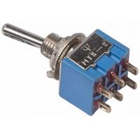 Тумблер 250V 3A (6с) двухполюсн. REXANT  36-4021