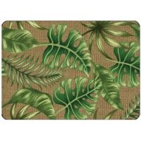 Коврик батистовый, 45*75 см,YM7037 Папоротник