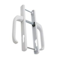 Нажимной гарнитур белый узкая планка 26/85мм ж394