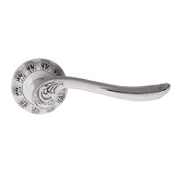 Ручка раздельн. AL-61 бел+хром TRODOS  д463