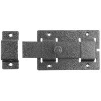 Задвижка дверная ЗД-02 серебро 75*115мм