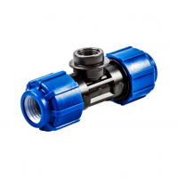 Тройник компресс ВР Дн25х1/2х25  027-0277