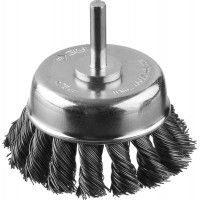 Щетка чаш.для УШМ витая стальная 75мм ЗУБР