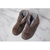 Обувь мужская домашняя 2543 M-Y-FUR-W (туфли комнатные), Размер: 41