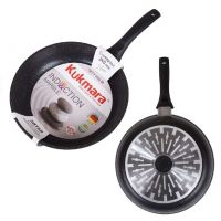 Сковорода 240мм с ручкой Темный мрамор индукция смти240а