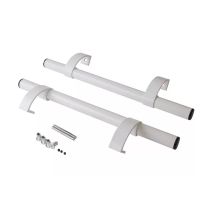 Ручка-скоба офисная 500*30 белая  б711