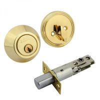Замок задвижка Deadbolt D1 (золото) р040
